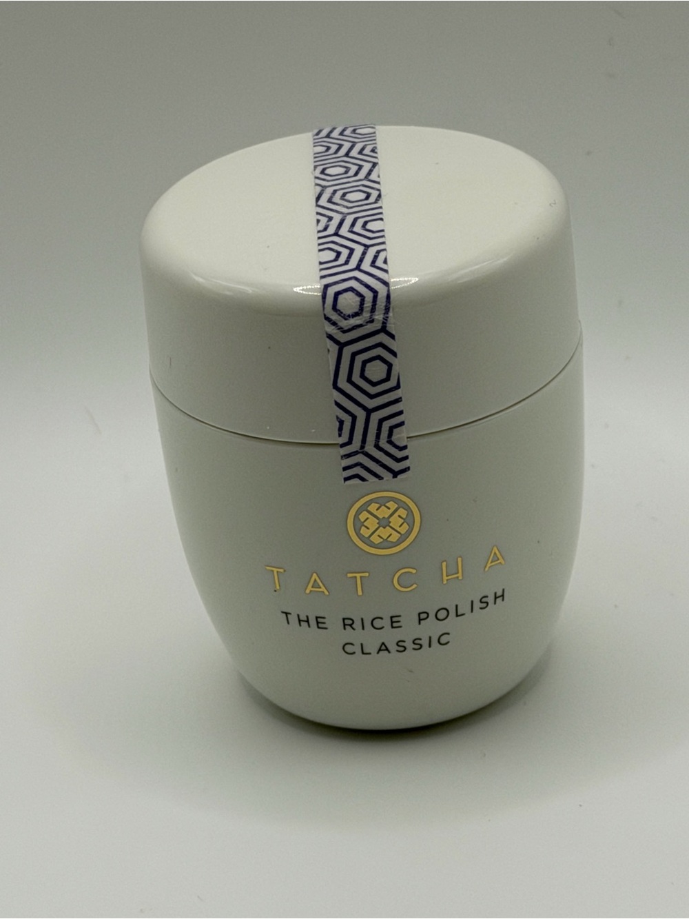 Tatcha The Rice Polish Classic - White with Gold Logo